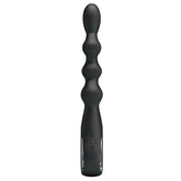 Pretty Love Federer Rechargeable Anal Vibrator Black Anal Vibrators
